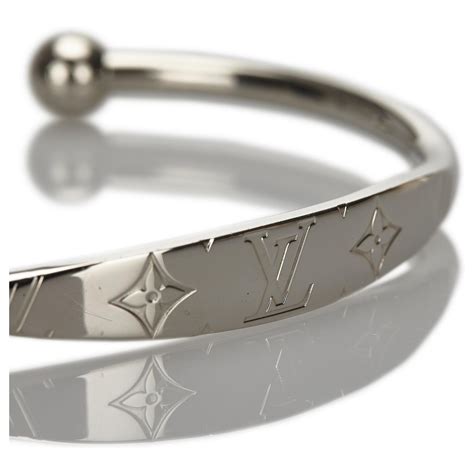 louis vuitton sterling silver bracelet|louis vuitton monogram cuff bracelet.